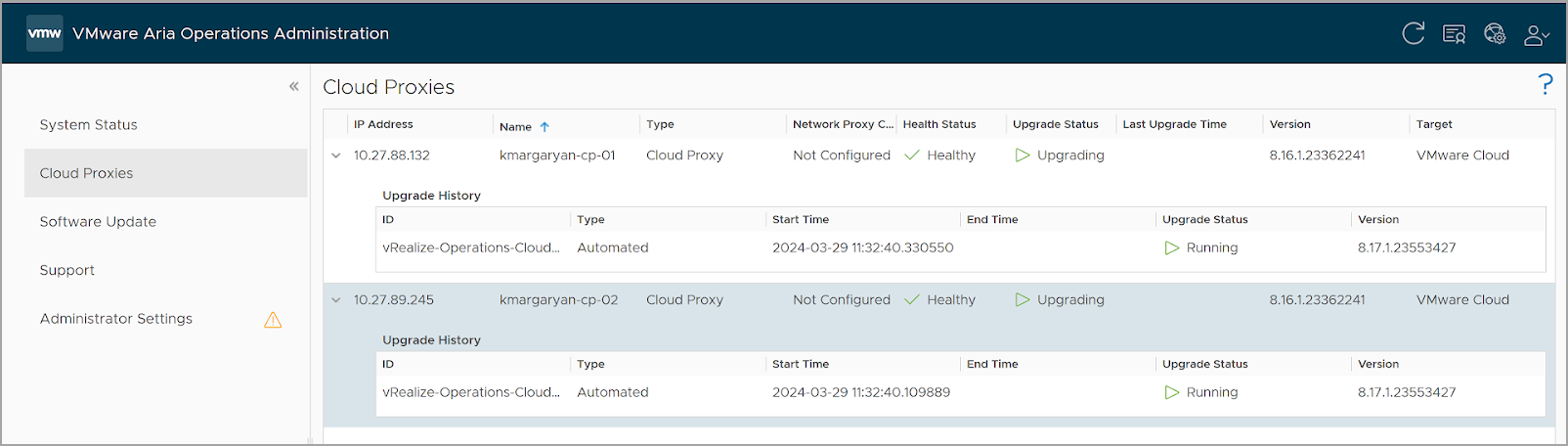  Installation of the regular vRealize_Operations_Manager_With_CP .pak file.