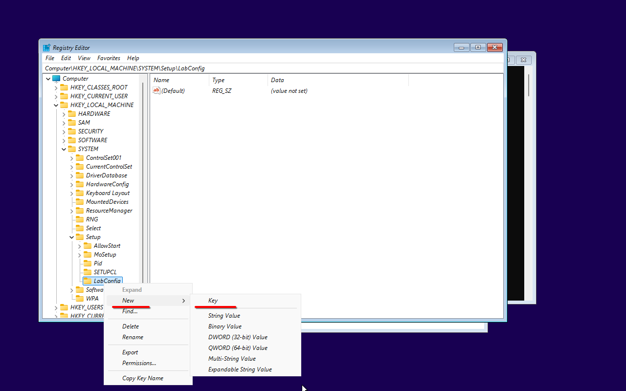 New DWORD (32-bit) value- img New DWORD (32-bit) value