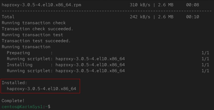 Install HAProxy on CentOS 10 for Load Balancing & HA