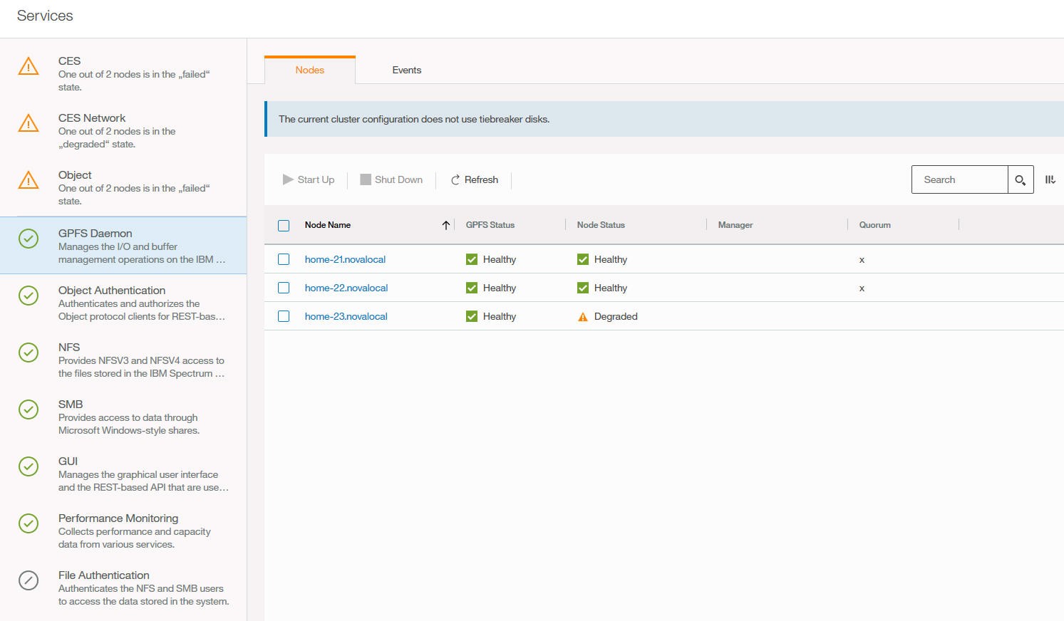 IBM Spectrum Scale Services UI - img IBM Spectrum Scale Services UI