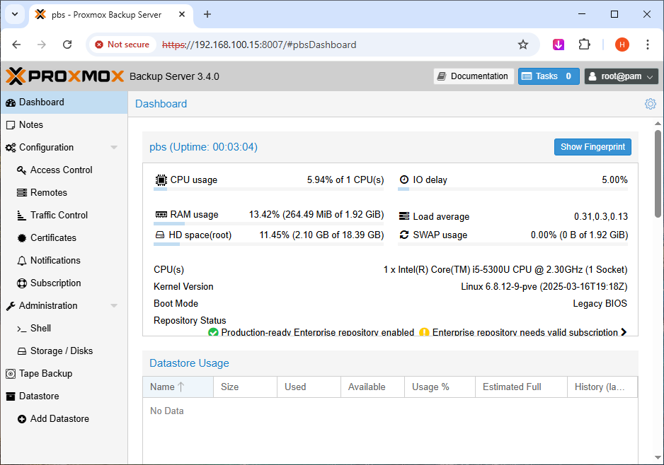 pbs | Proxmox backup server