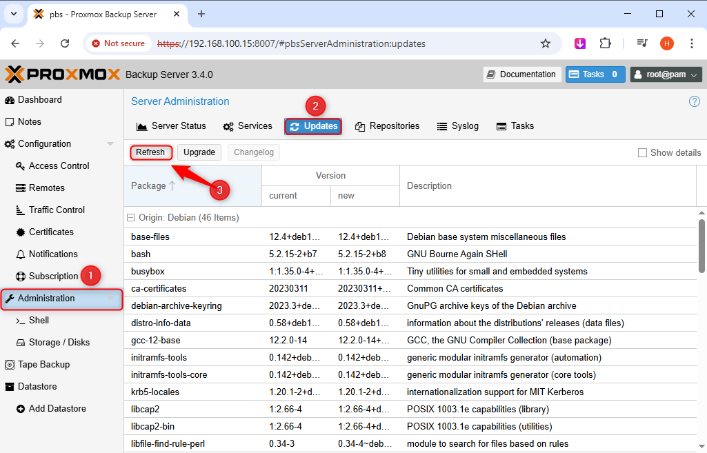 pbs | Proxmox backup server
