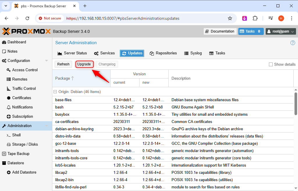 pbs | Proxmox backup server