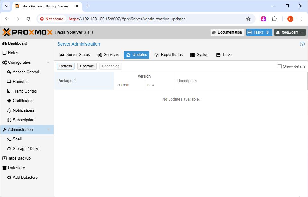 pbs | Proxmox backup server