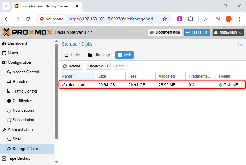 pbs | Proxmox backup server