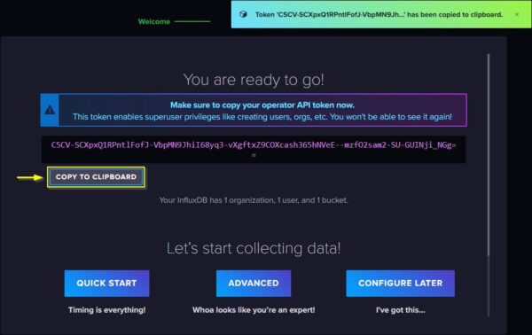 You are ready to go | Copy to clipboard- img You are ready to go | Copy to clipboard