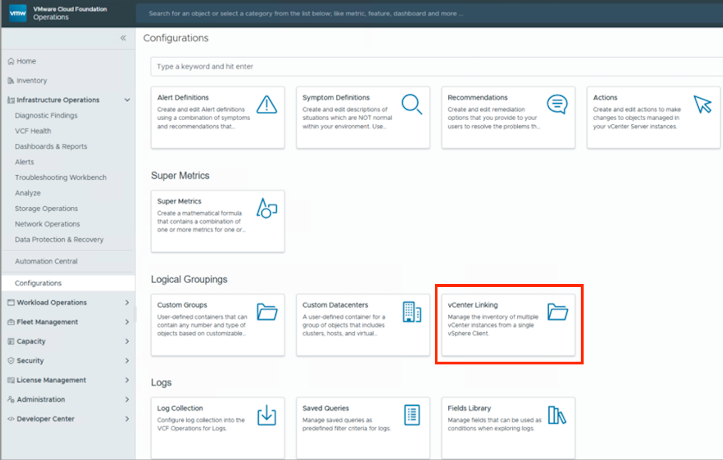 VMware Cloud Foundation | Operations-img VMware Cloud Foundation | Operations