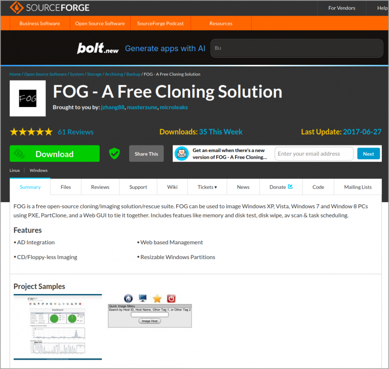 Fog Client FOG Project: Free Open-Source Imaging for SMBs