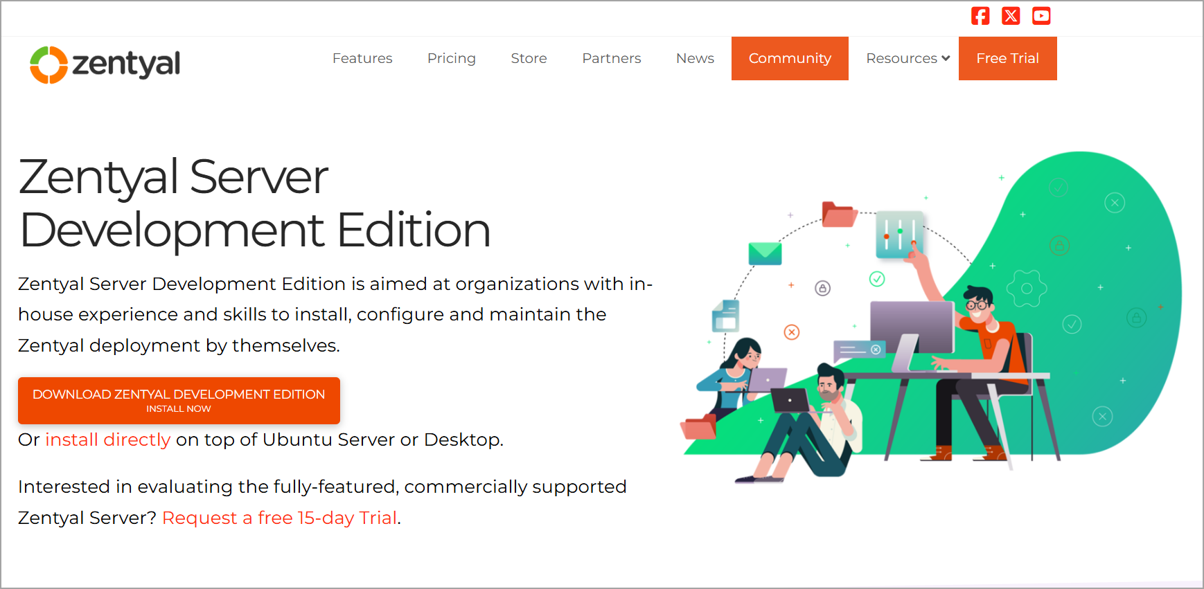Zentyal Server Developpement Edition