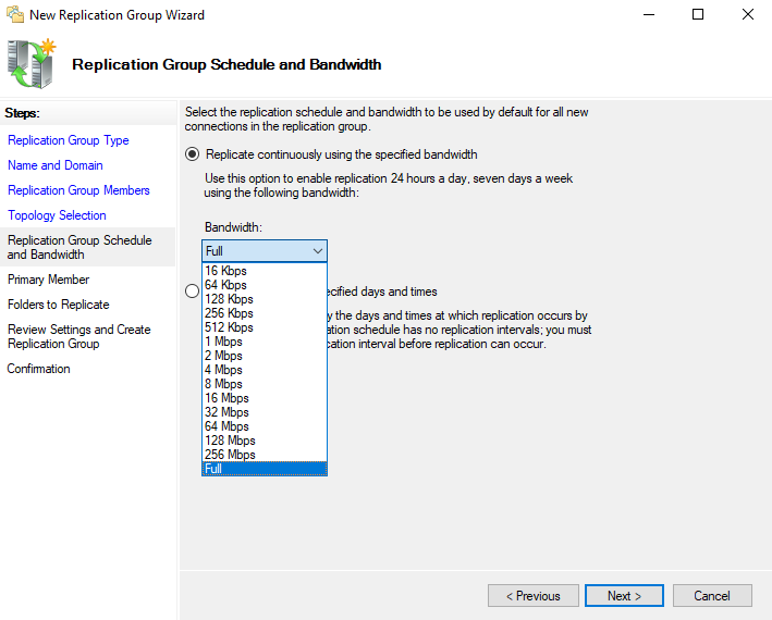 Windows Server Manager or DFS Management wizard screenshot used in the DFS Replication configuration steps - img Windows Server Manager or DFS Management wizard screenshot used in the DFS Replication configuration steps.