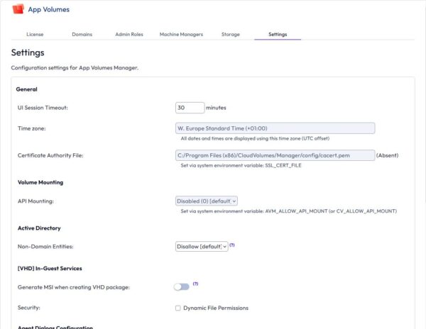 Settings tab - img Settings tab