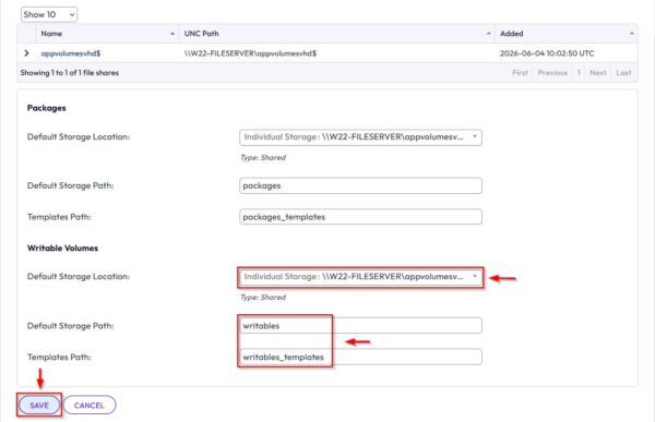 Default Storage Location - img Default Storage Location
