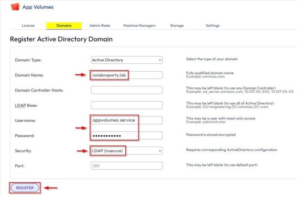 Domain Name, Username/Password - img Domain Name, Username/Password