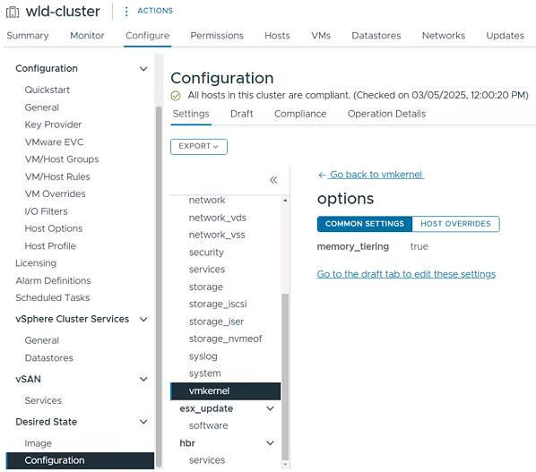 Applying Memory Tiering configuration with vSphere Configuration Profiles-img Applying Memory Tiering configuration with vSphere Configuration Profiles