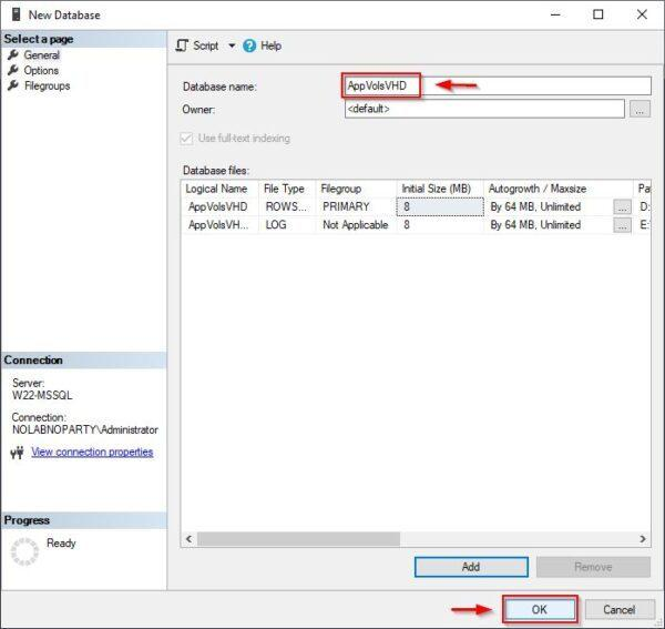 Database name