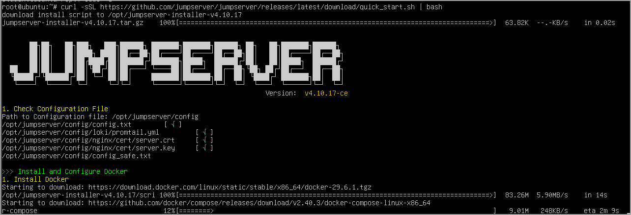 The installation of JumpServer-img The installation of JumpServer