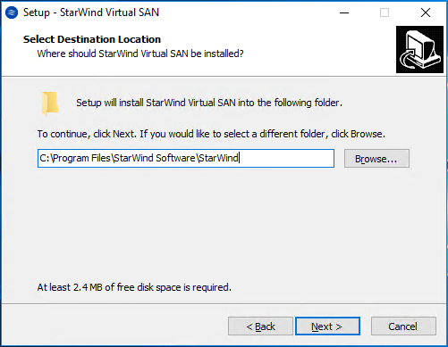 StarWind Virtual SAN binaries and executables