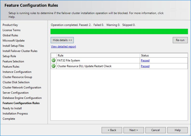 Feature Configuration Rules