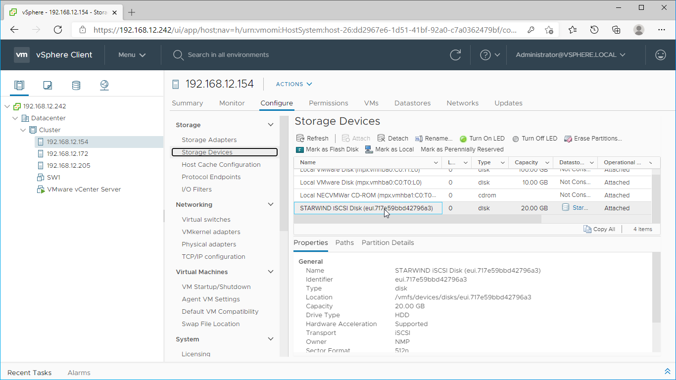 StarWind SAN & NAS Free