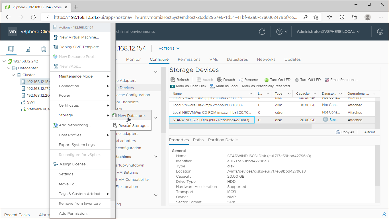 StarWind SAN & NAS Free