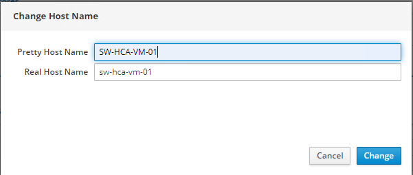 2.1 System page click on the Host Name
