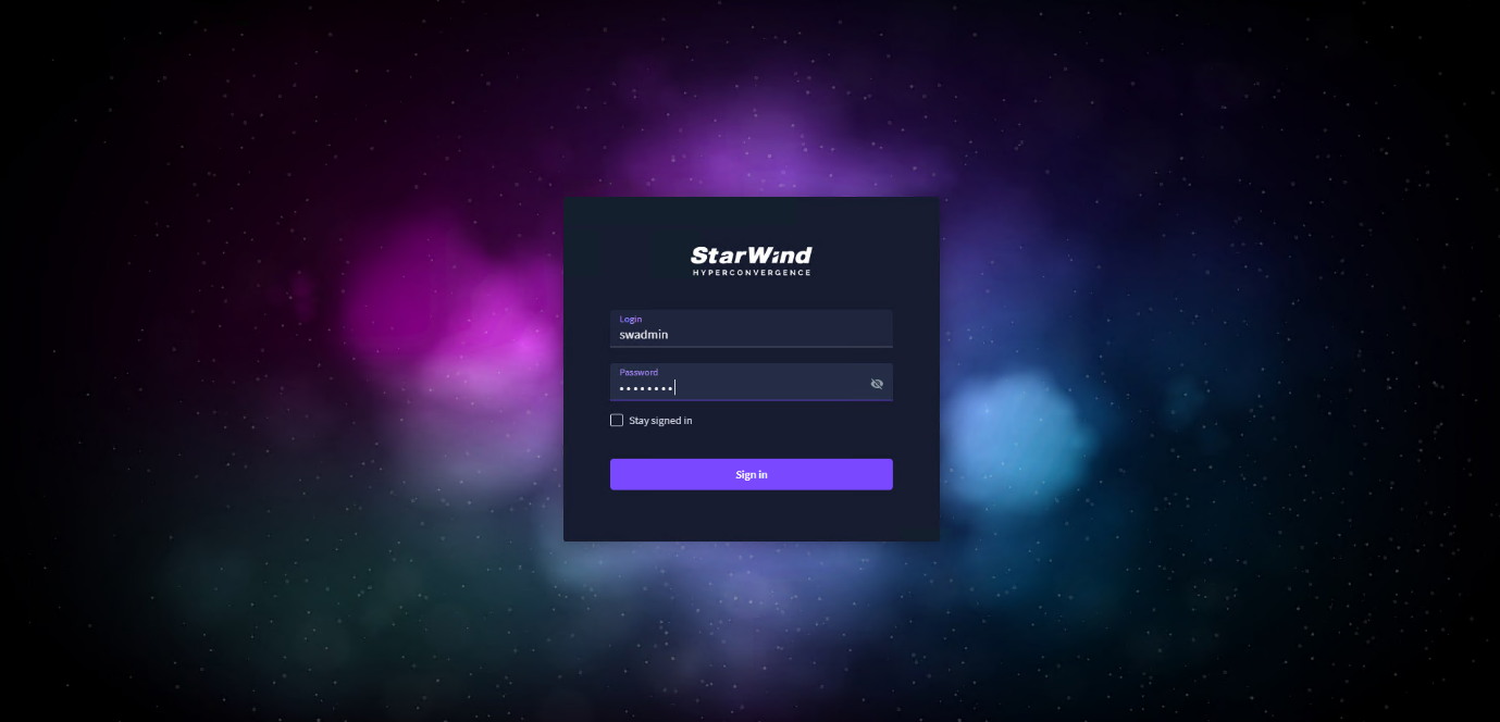 A screenshot of a login screen Description automatically generated